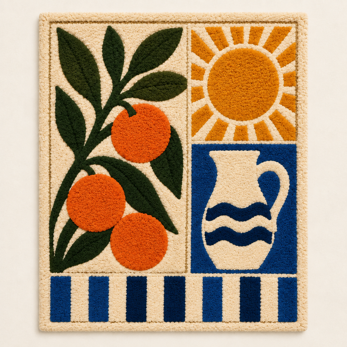 Orange Grove and Blue Pitcher — front product view [product-light]