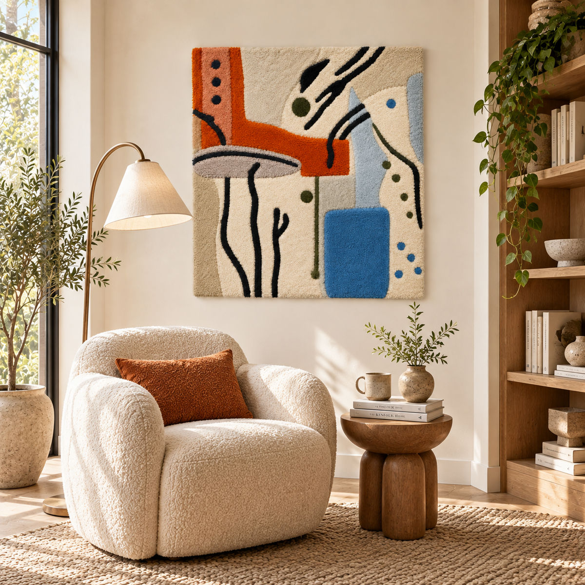 Orange Line Improvisation — room setting 3