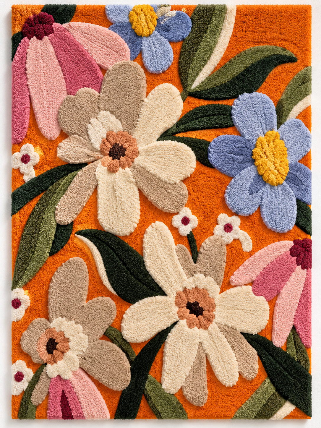 Orange Meadow Blooms by Hewn Earth Studio — additional product view