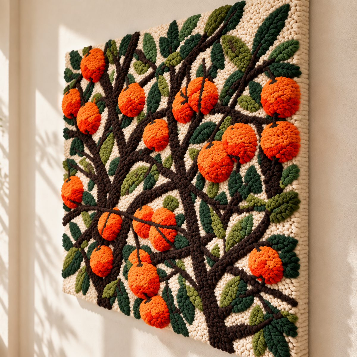 Oranges in the Canopy — angled relief view