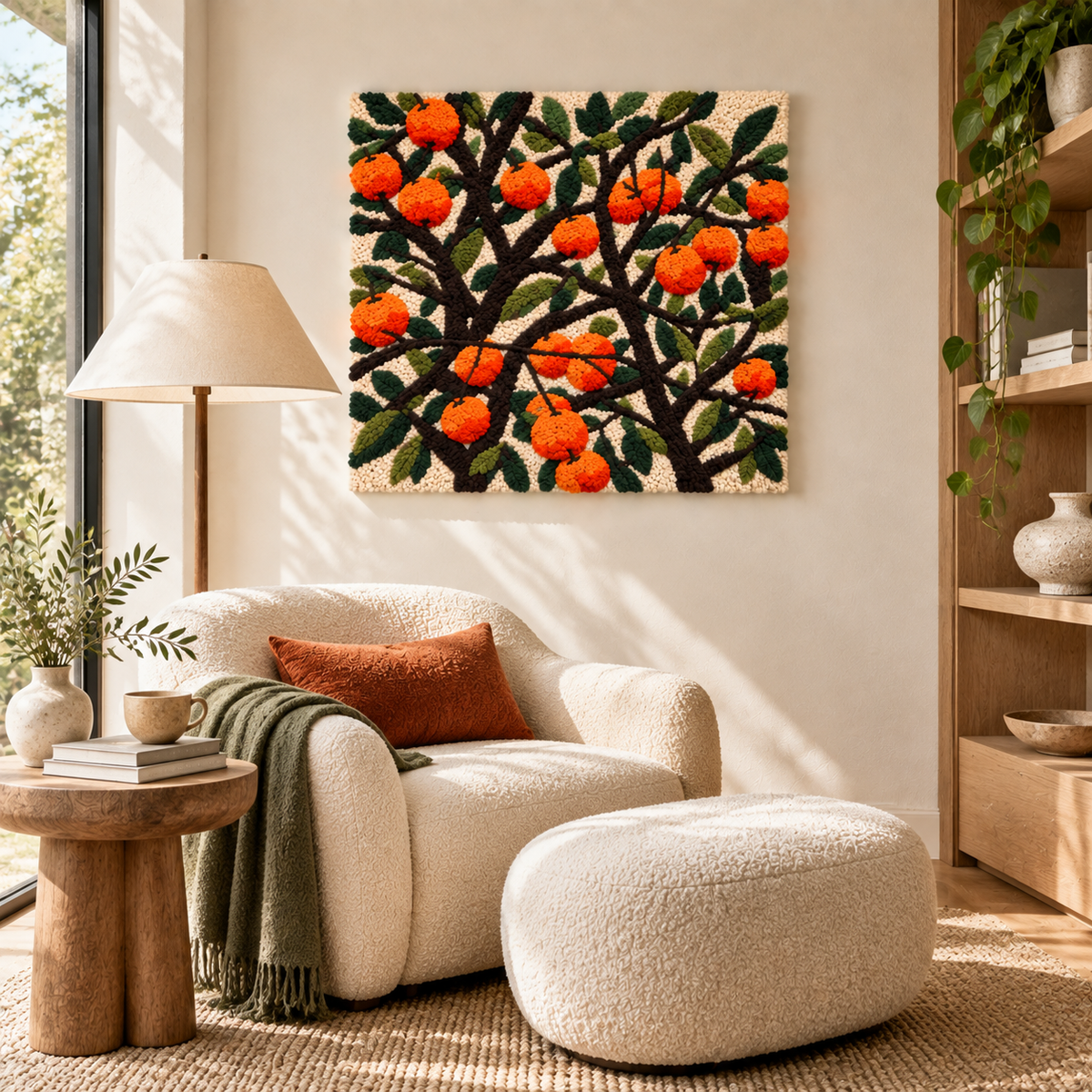Oranges in the Canopy — room setting 2