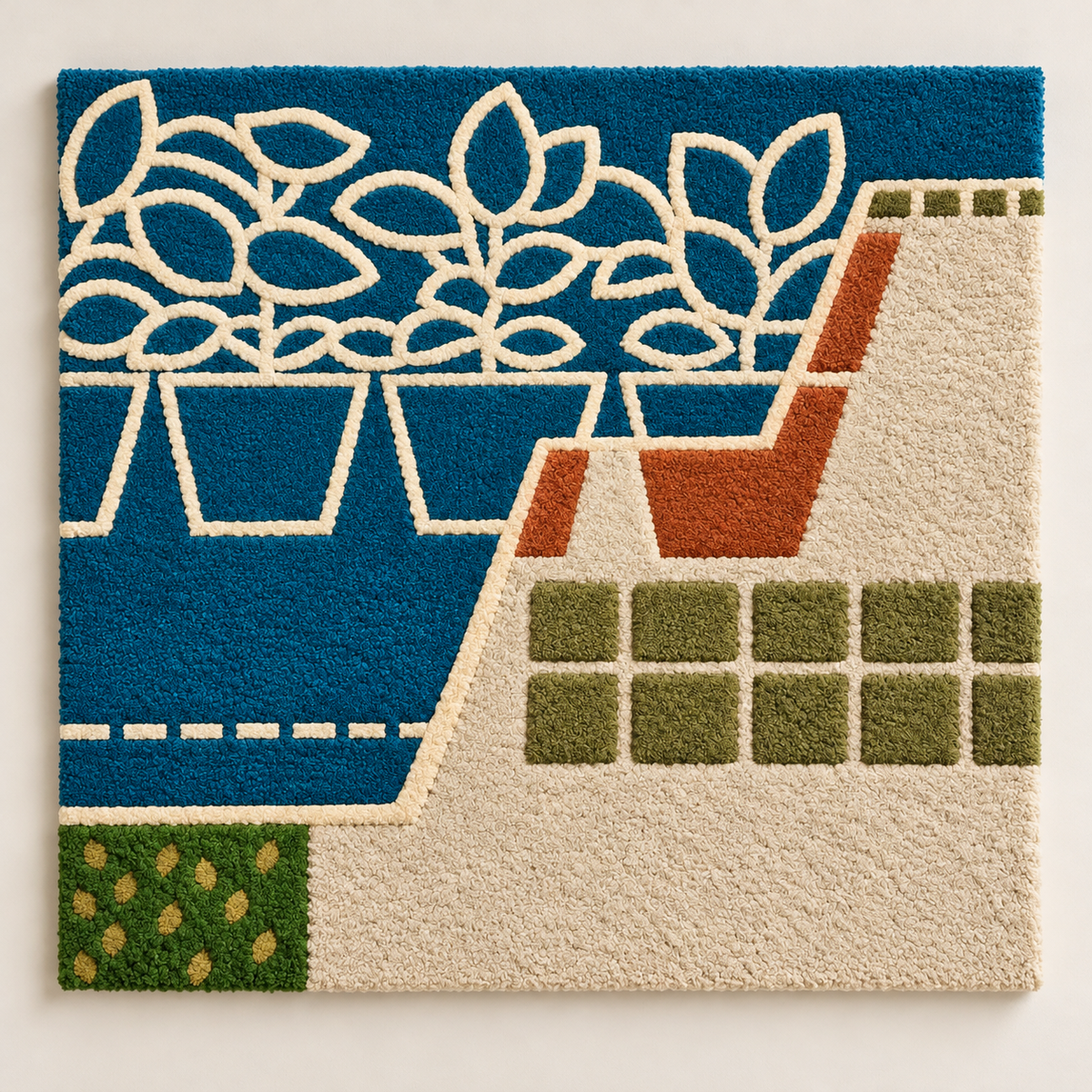 Outlined Terrace Garden by Hewn Earth Studio — front product view [product-light]