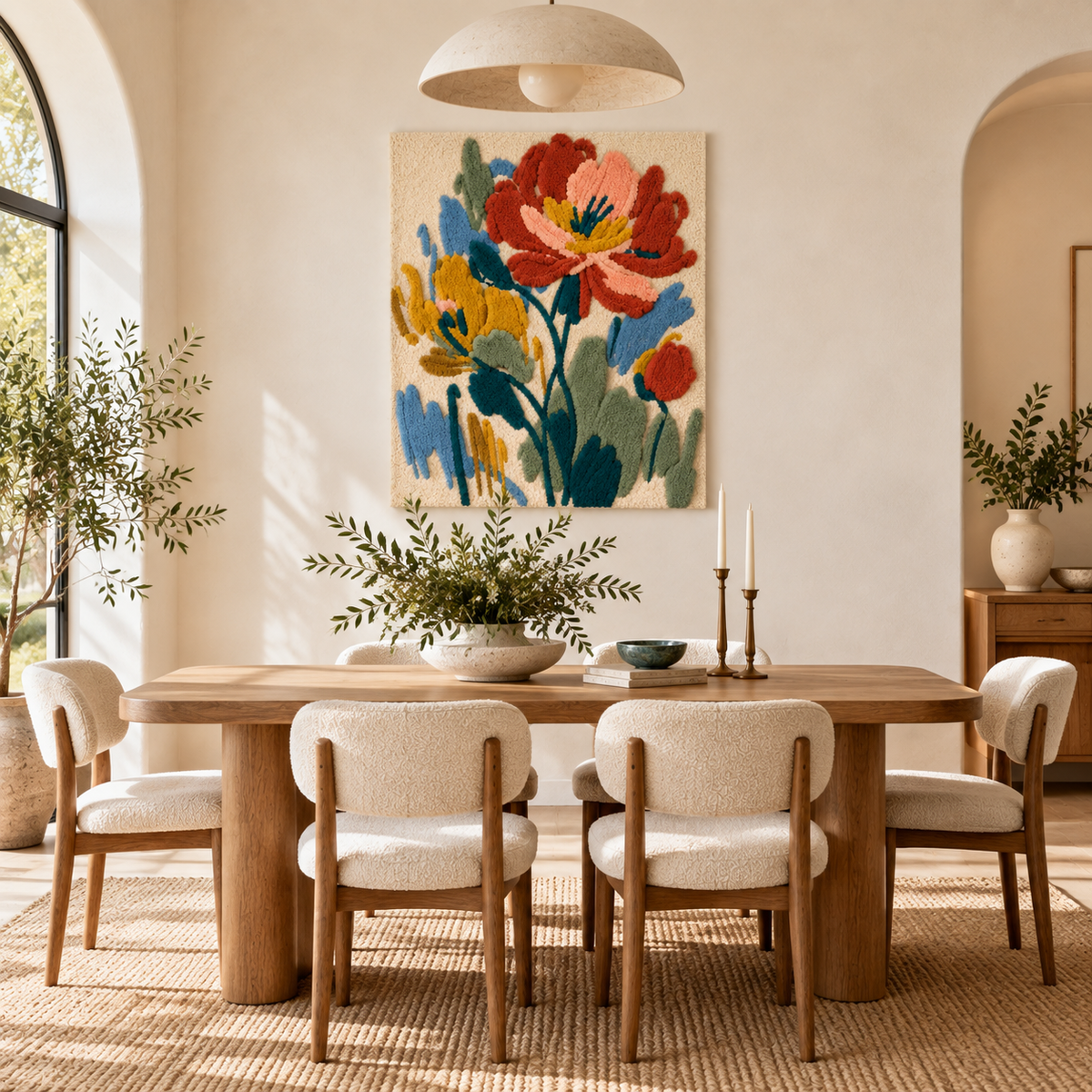 Painterly Poppies at Daybreak — room setting 3