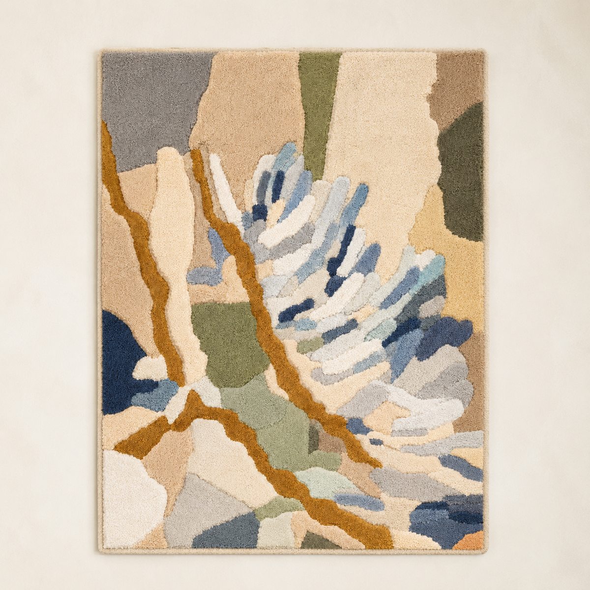 Pale Blue Frond Study — front product view