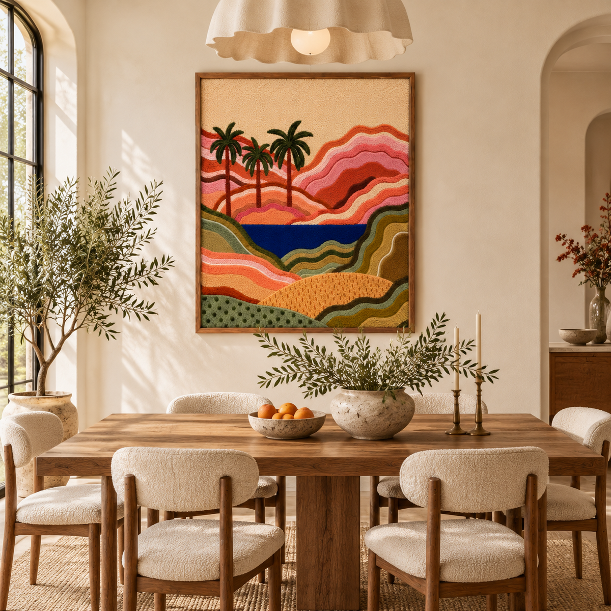 Palms Over Coral Hills — room setting 1