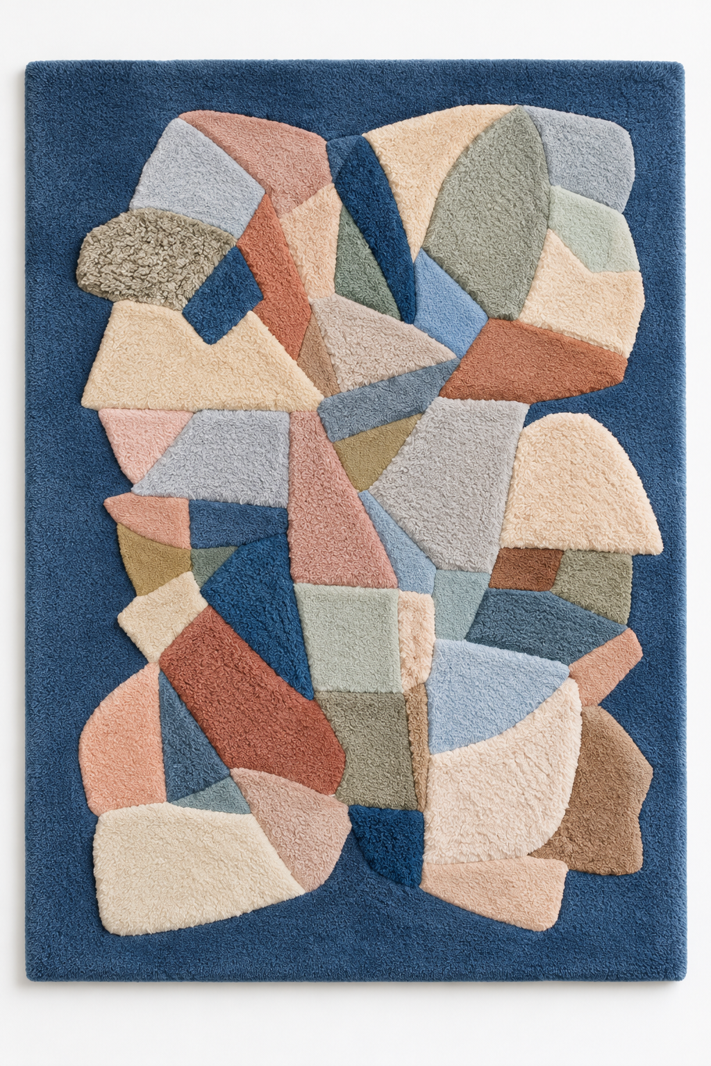 Pastel Facets on Blue by Hewn Earth Studio — additional product view