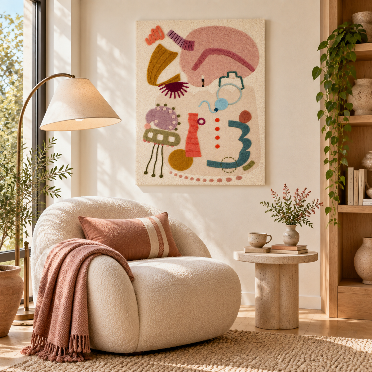 Pastel Play Composition — room setting 2