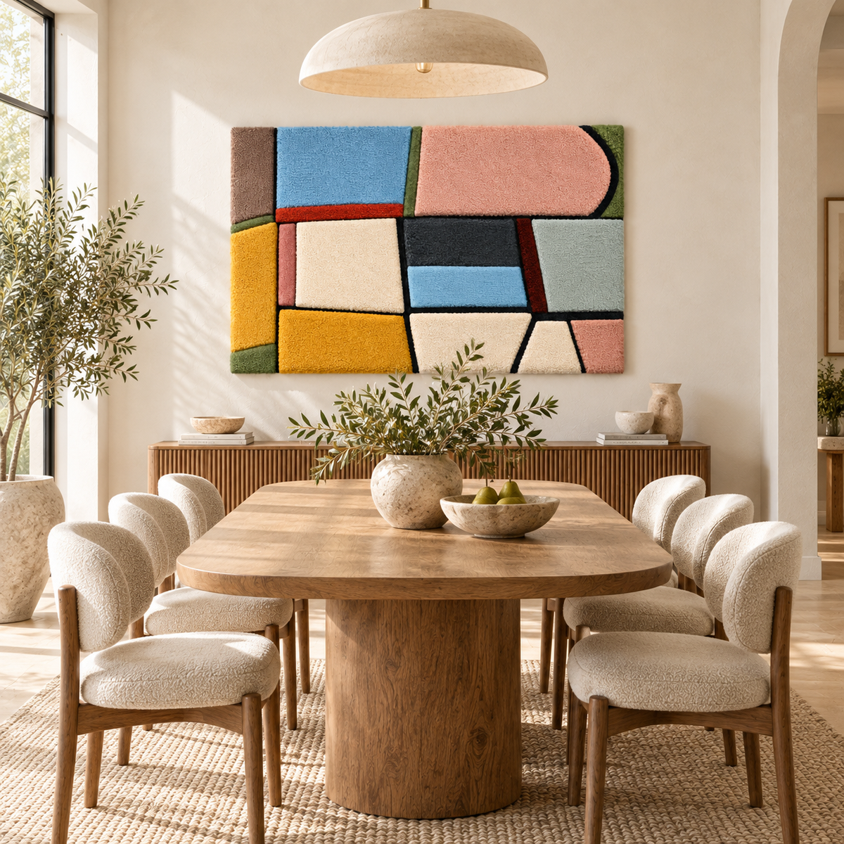 Pastel Window Rhythm — room setting 2