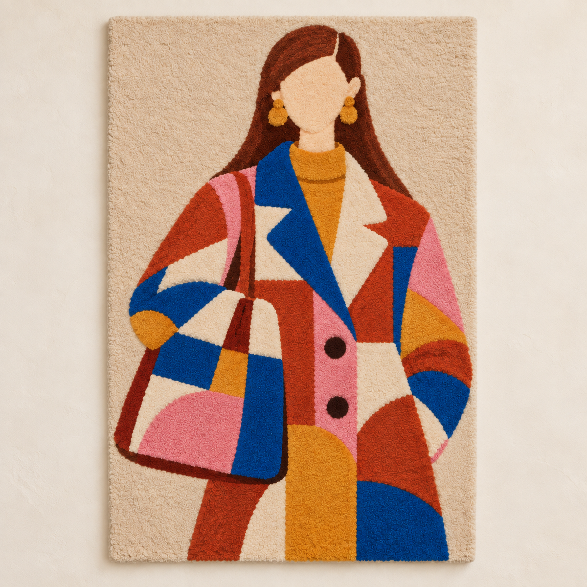 Patchwork Coat in Primary Hues — front product view [product-light]