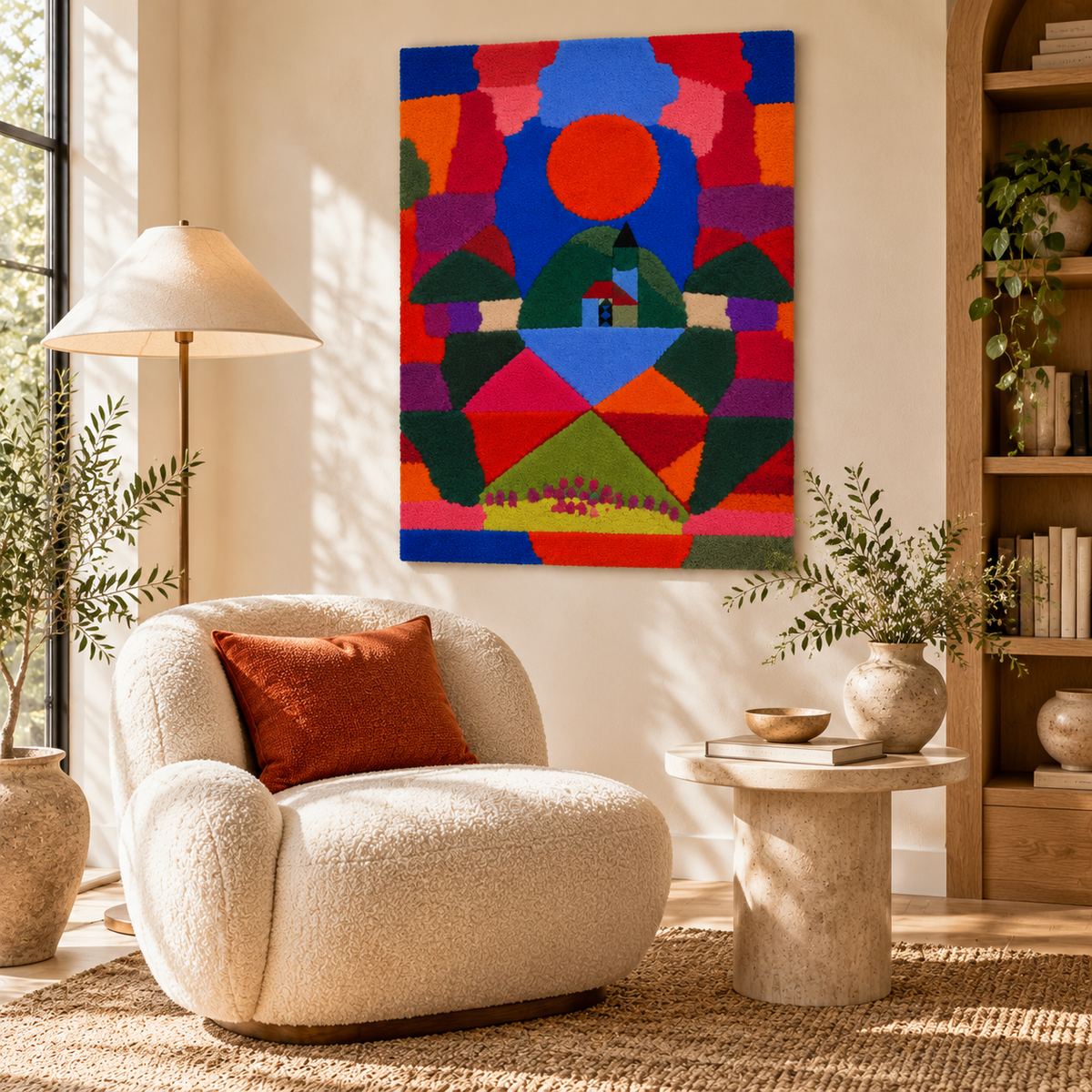 A Pressure of Tegernsee by Paul Klee — room setting