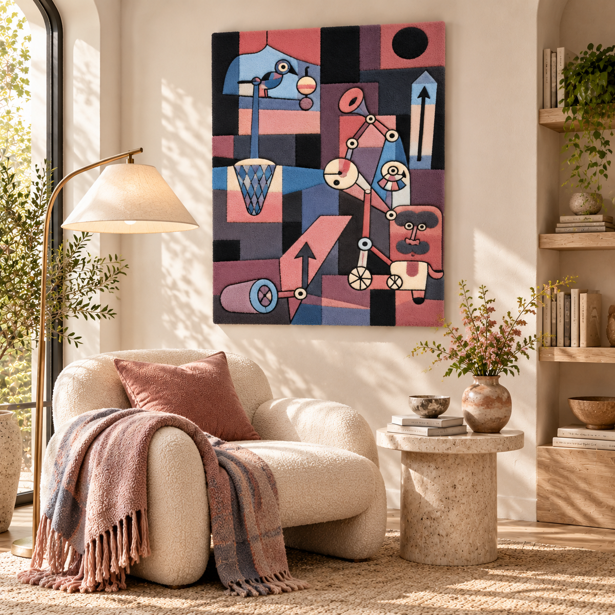 Analysis of Diverse Perversities by Paul Klee — room setting