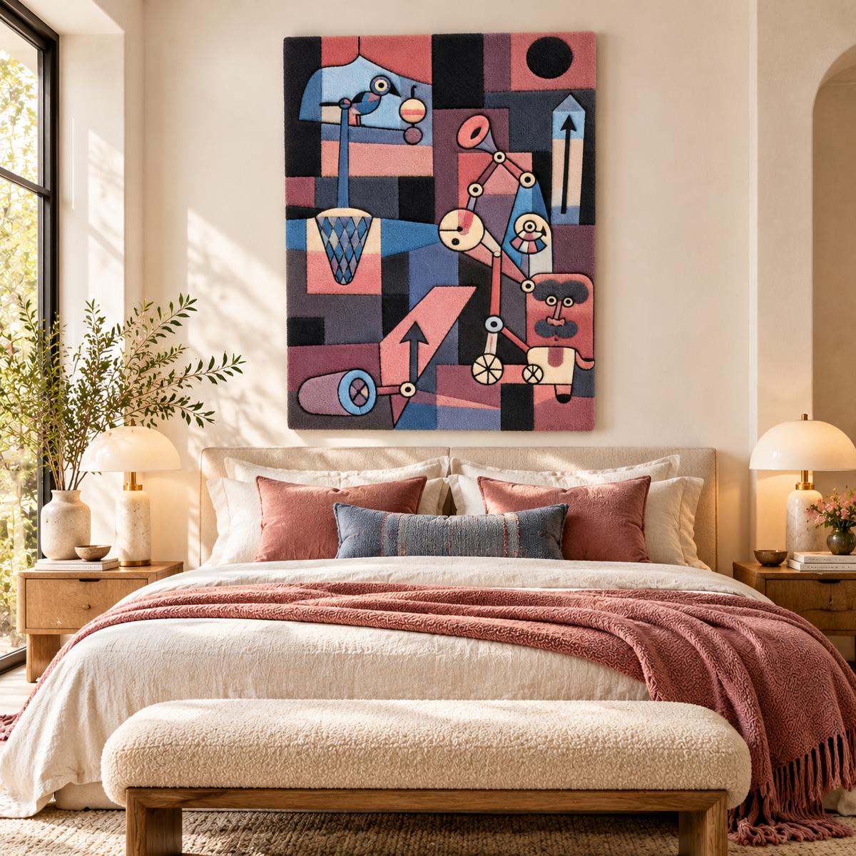 Analysis of Diverse Perversities by Paul Klee — room setting