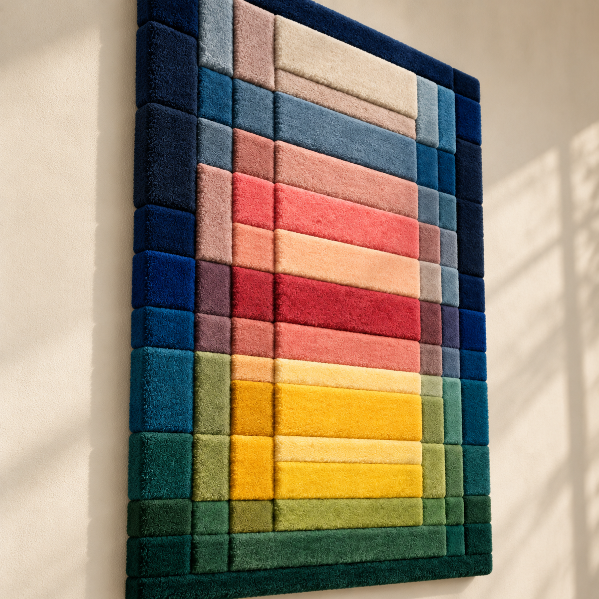 Architecture of the Plain by Paul Klee — angled relief view
