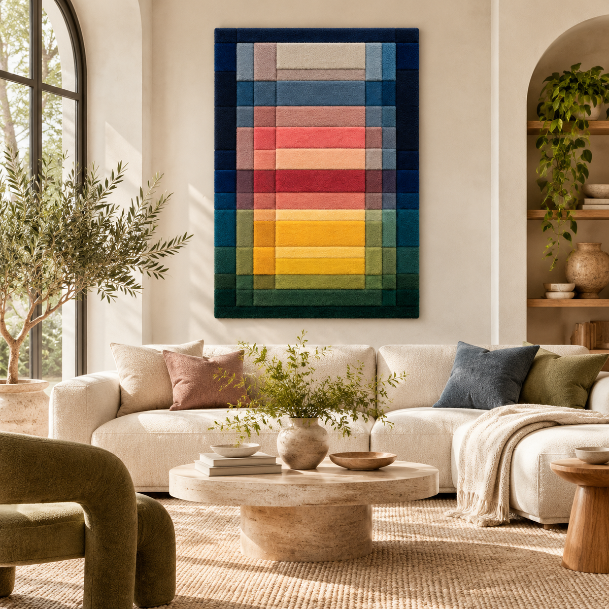 Architecture of the Plain by Paul Klee — front-facing room scene [room-front]