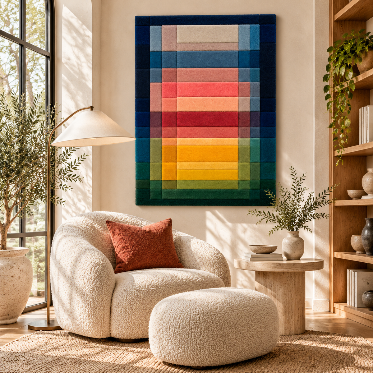 Architecture of the Plain by Paul Klee — room setting