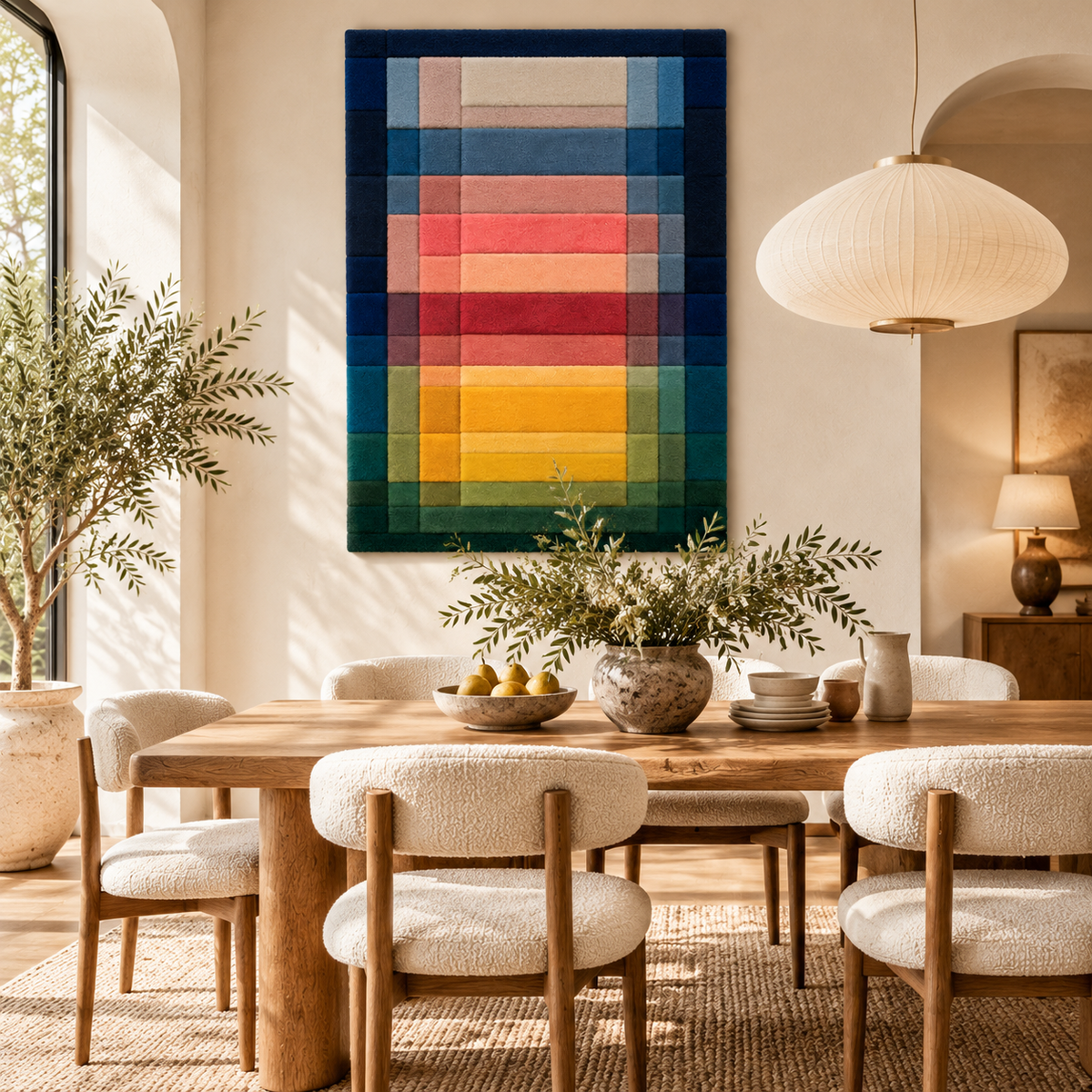 Architecture of the Plain by Paul Klee — room setting