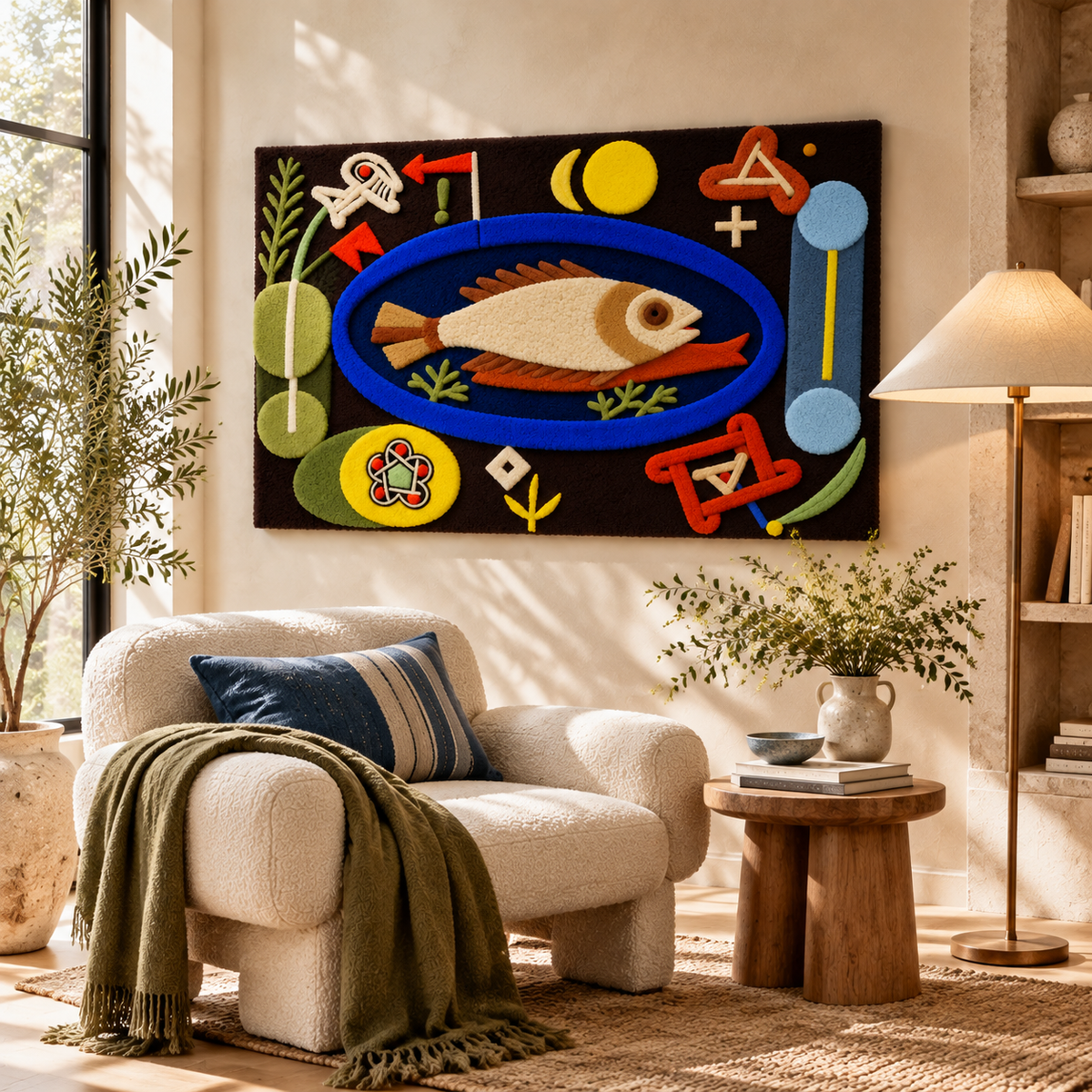 Around the Fish by Paul Klee — room setting