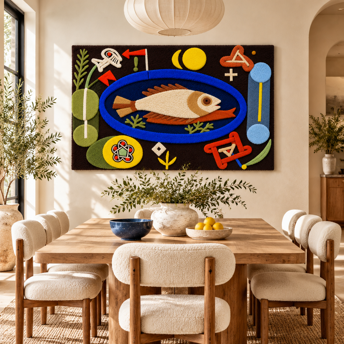 Around the Fish by Paul Klee — room setting