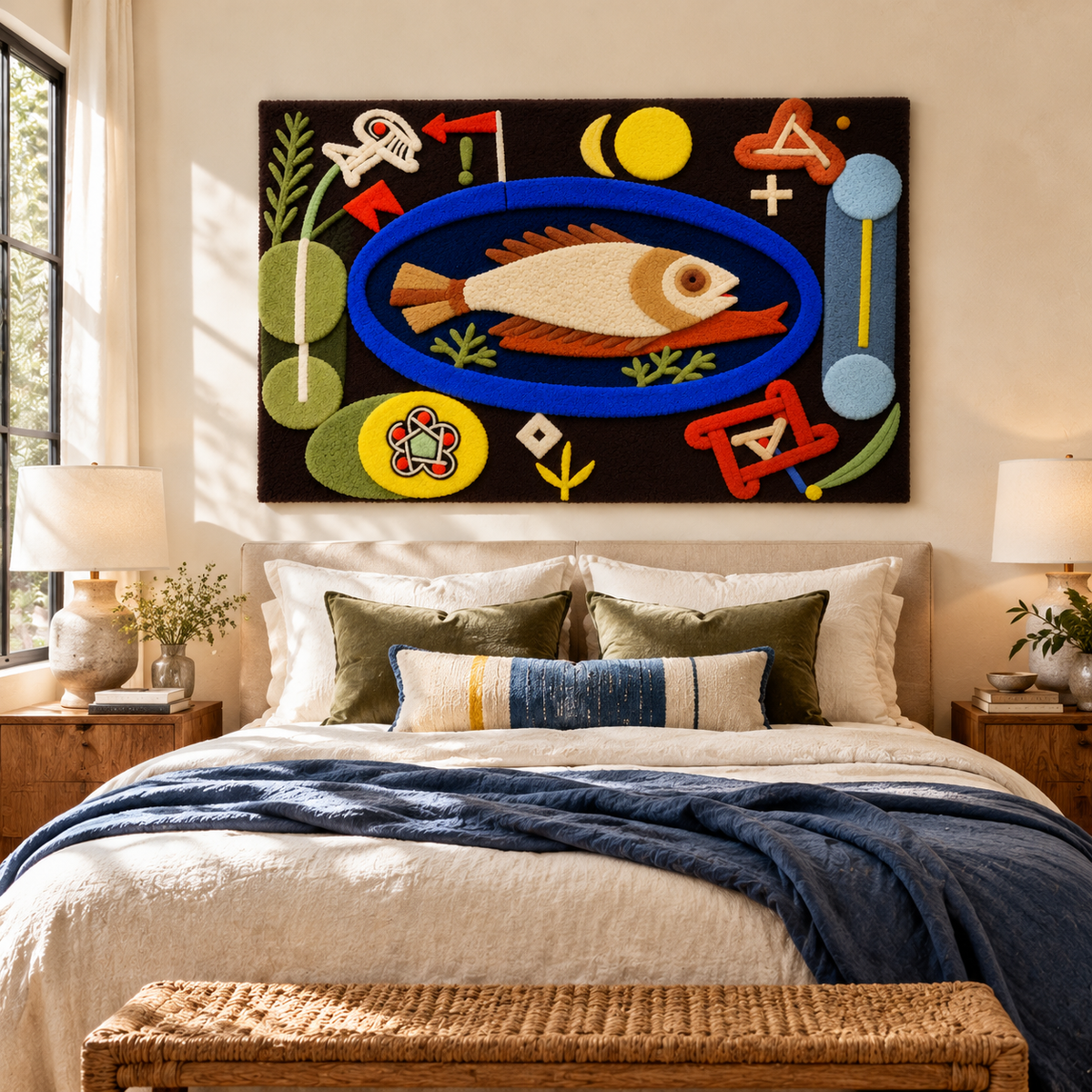 Around the Fish by Paul Klee — room setting