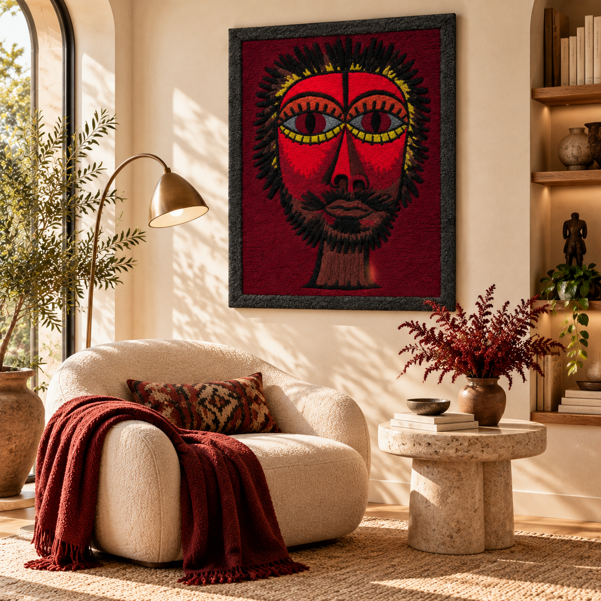 Bandit's Head by Paul Klee — room setting