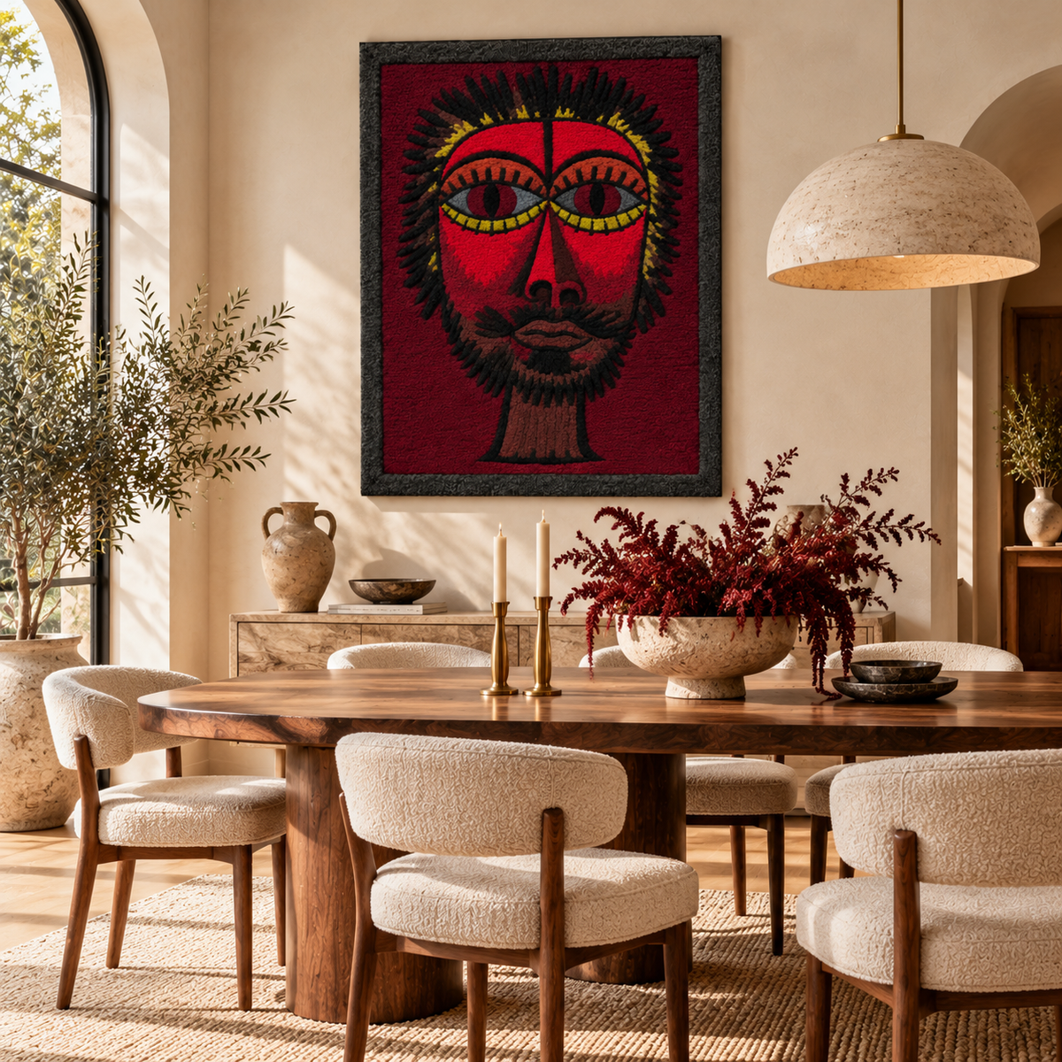 Bandit's Head by Paul Klee — room setting