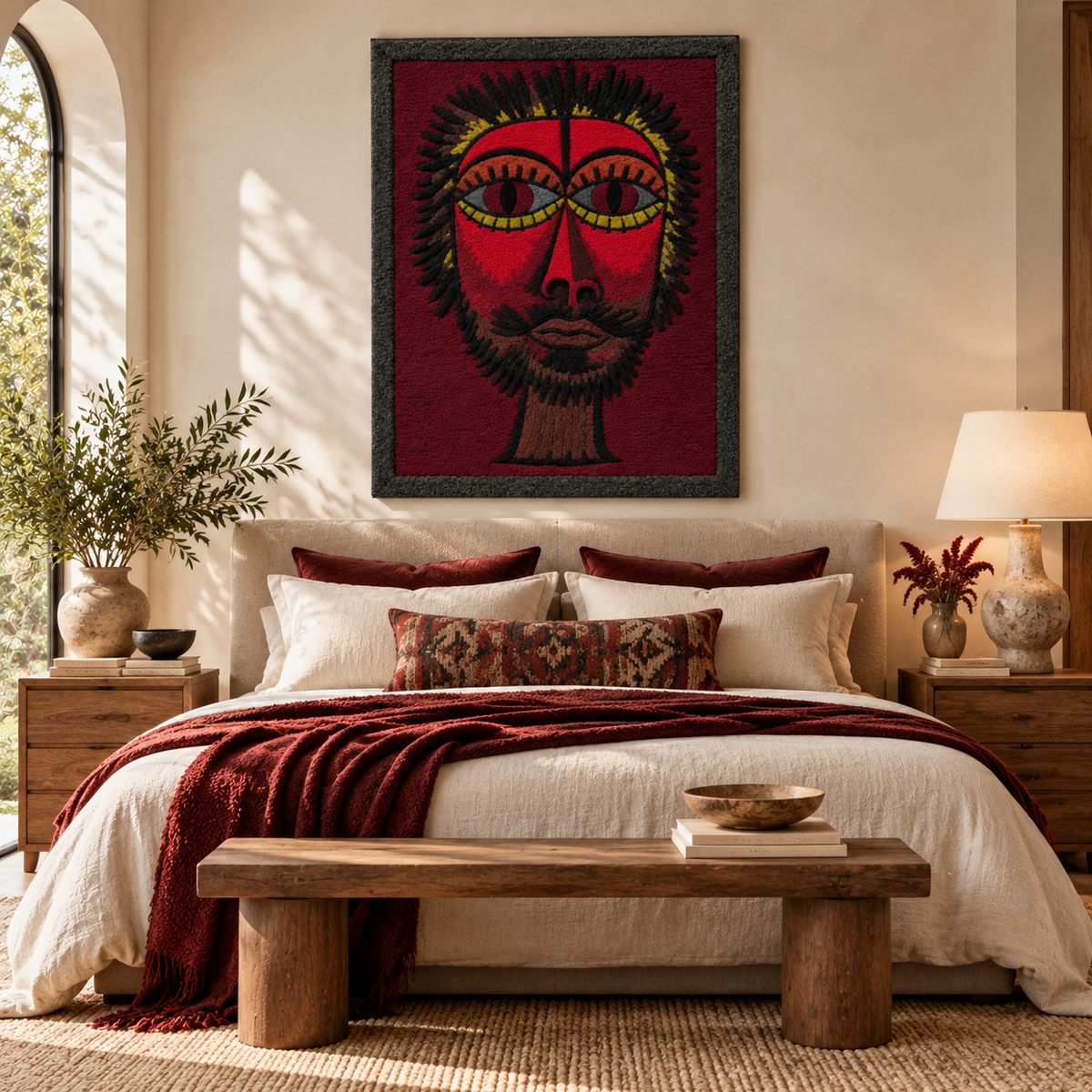Bandit's Head by Paul Klee — room setting