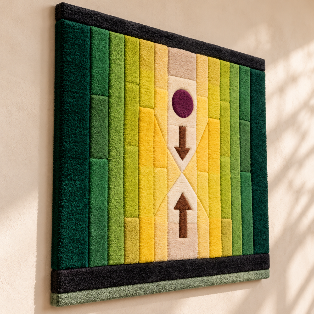 Before the Blitz by Paul Klee — angled relief view