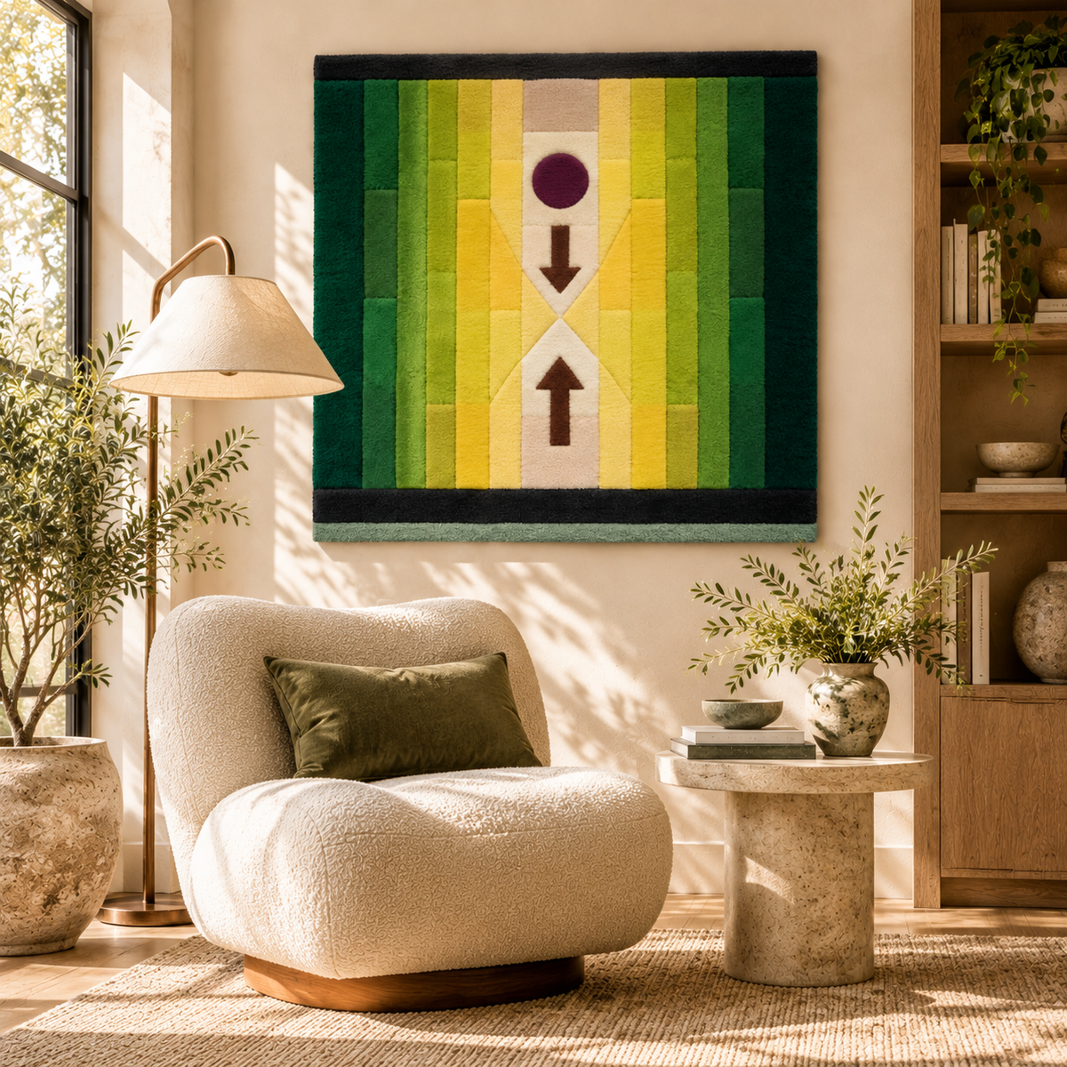 Before the Blitz by Paul Klee — room setting