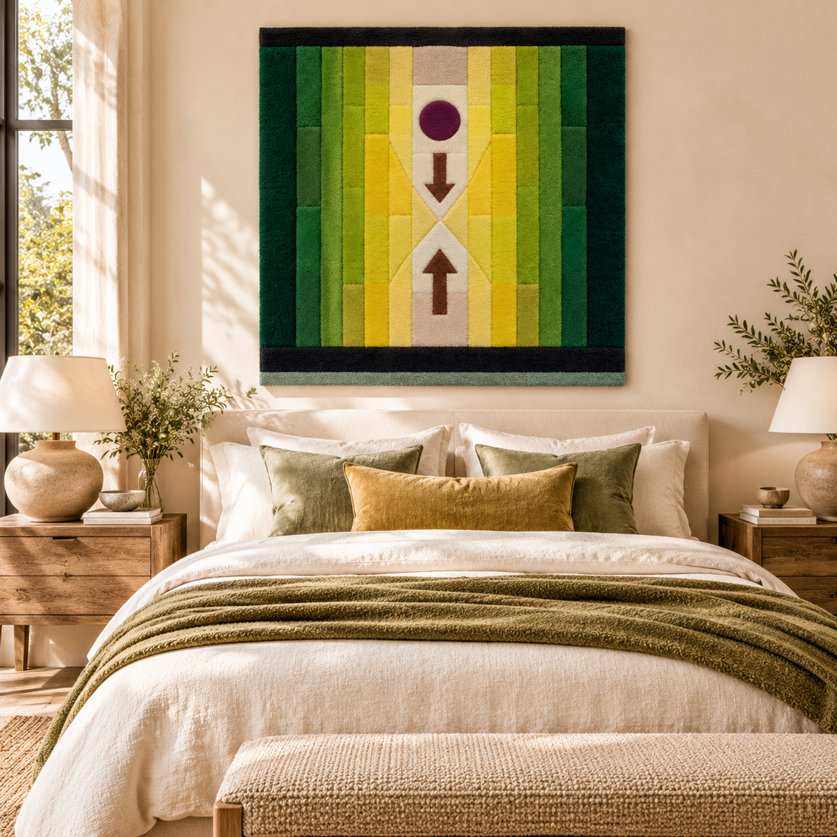 Before the Blitz by Paul Klee — room setting