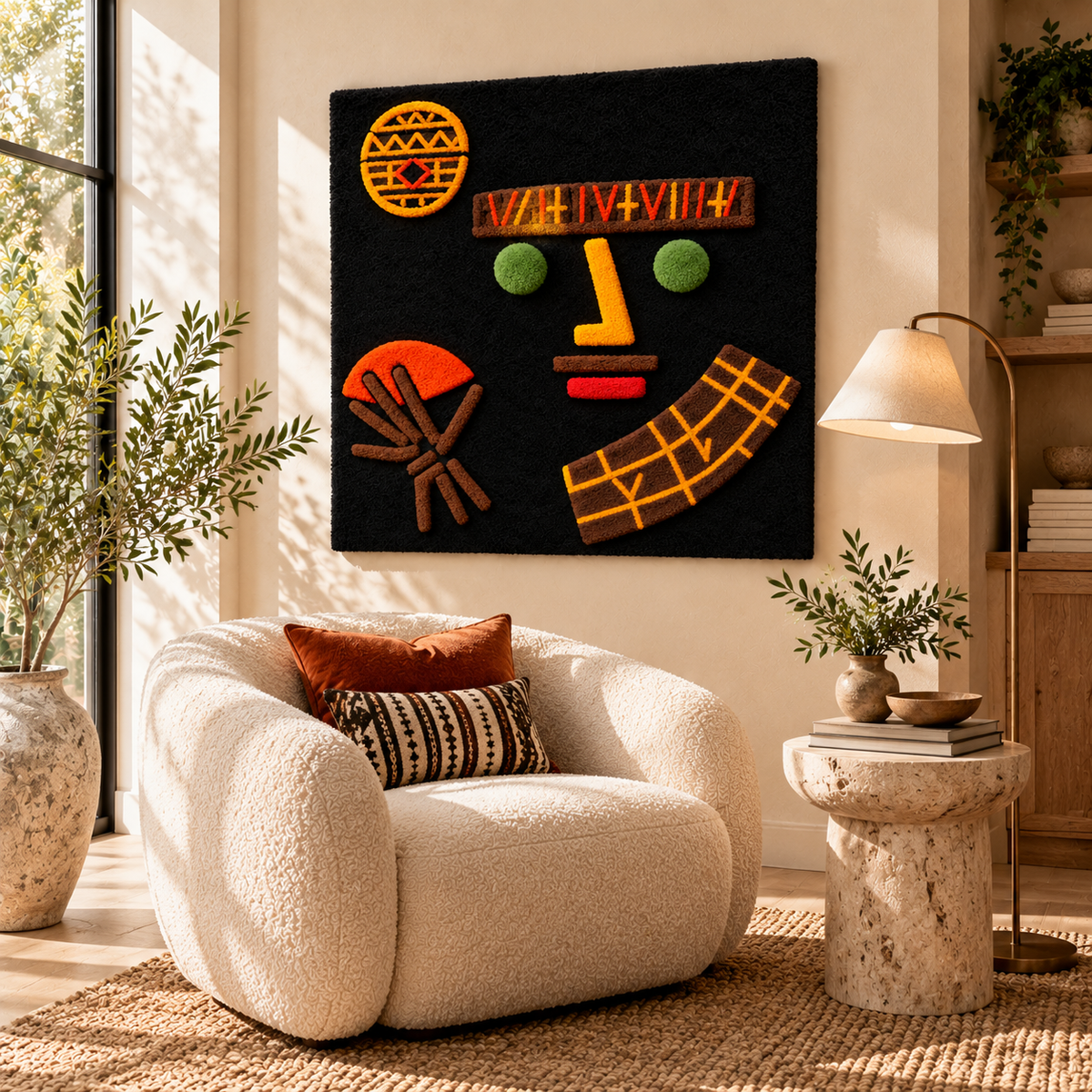 Black Knight by Paul Klee — room setting
