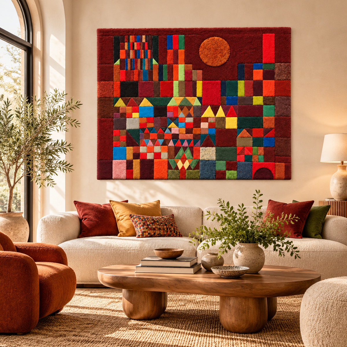 Castle and Sun by Paul Klee — front-facing room scene [room-front]