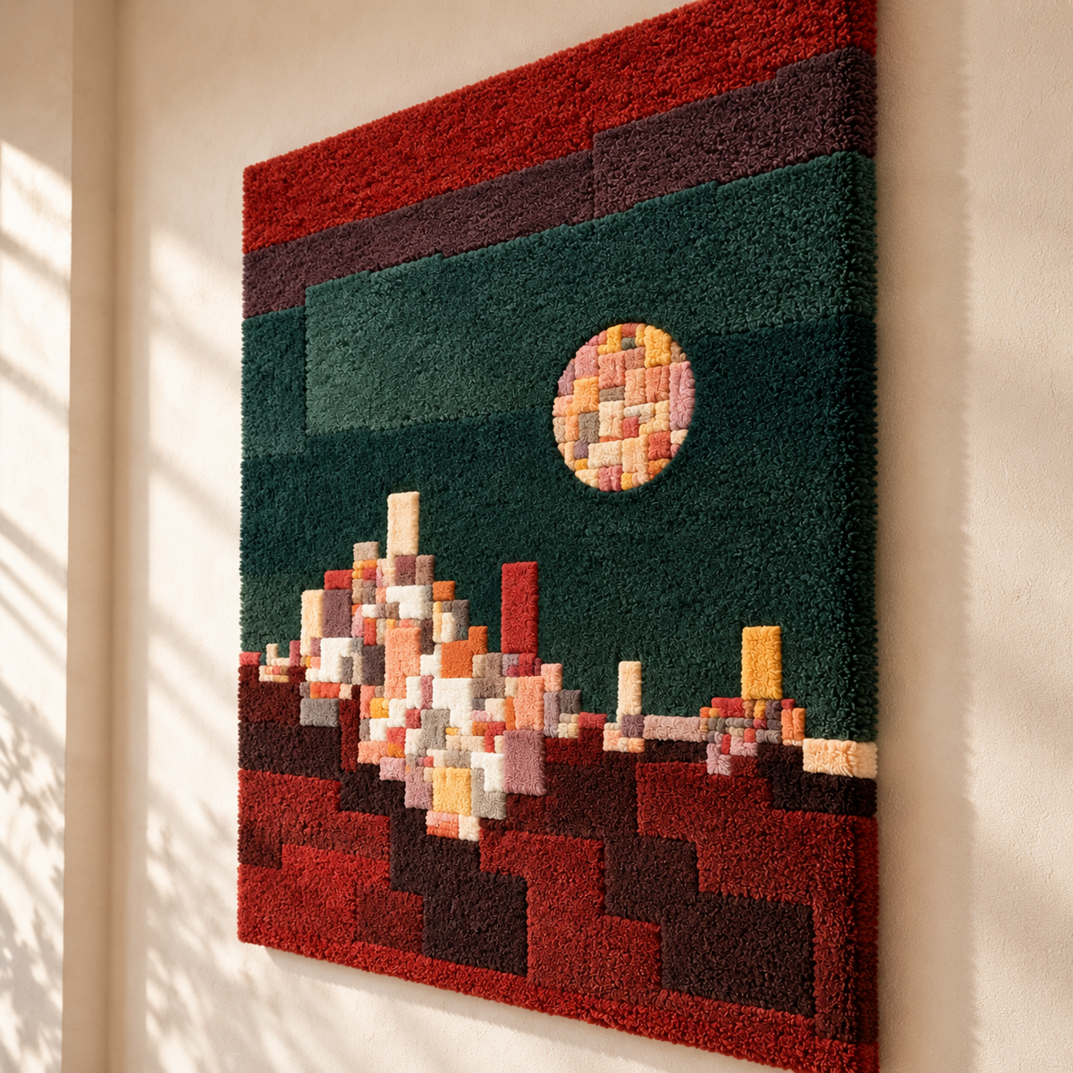 Chosen Site by Paul Klee — angled relief view
