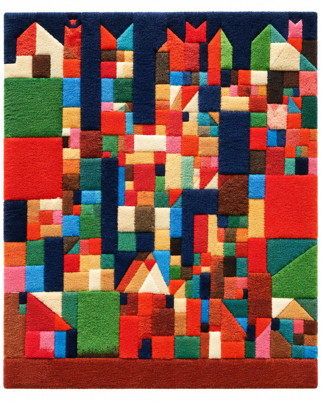 City Picture with Red and Green Accents by Paul Klee — additional product view