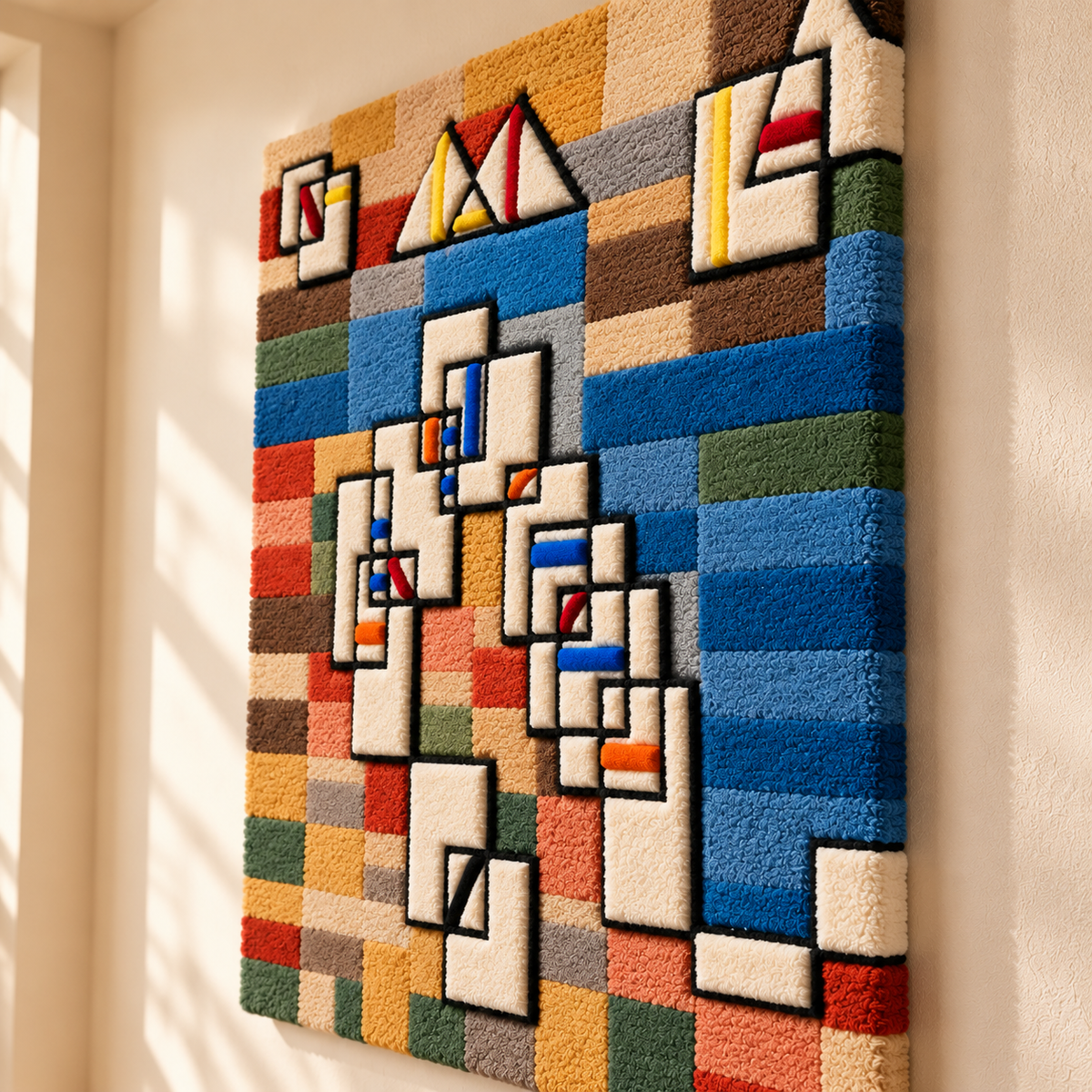Cote de Provence by Paul Klee — angled relief view