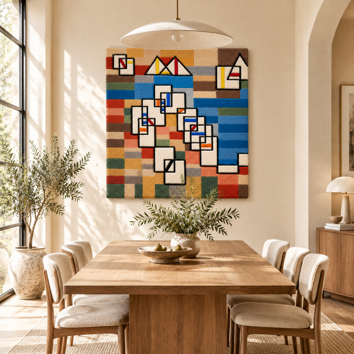 Cote de Provence by Paul Klee — room setting