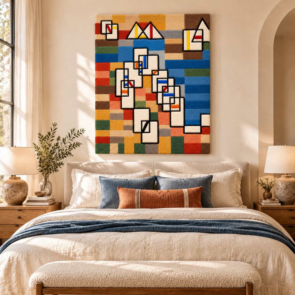 Cote de Provence by Paul Klee — room setting