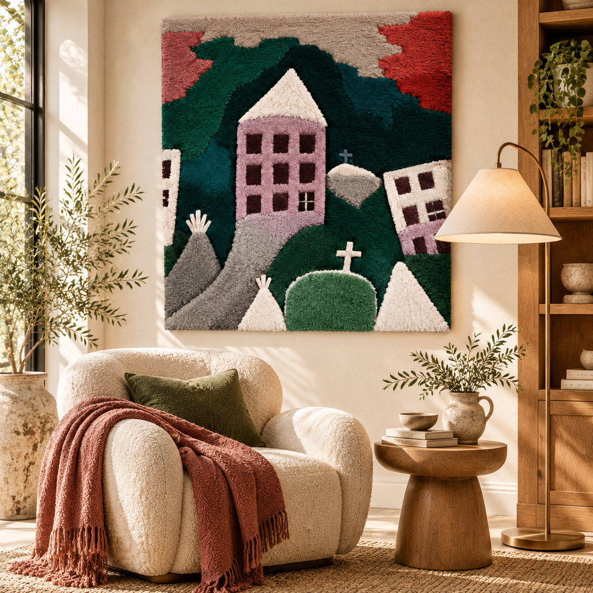 Destroyed Place by Paul Klee — room setting