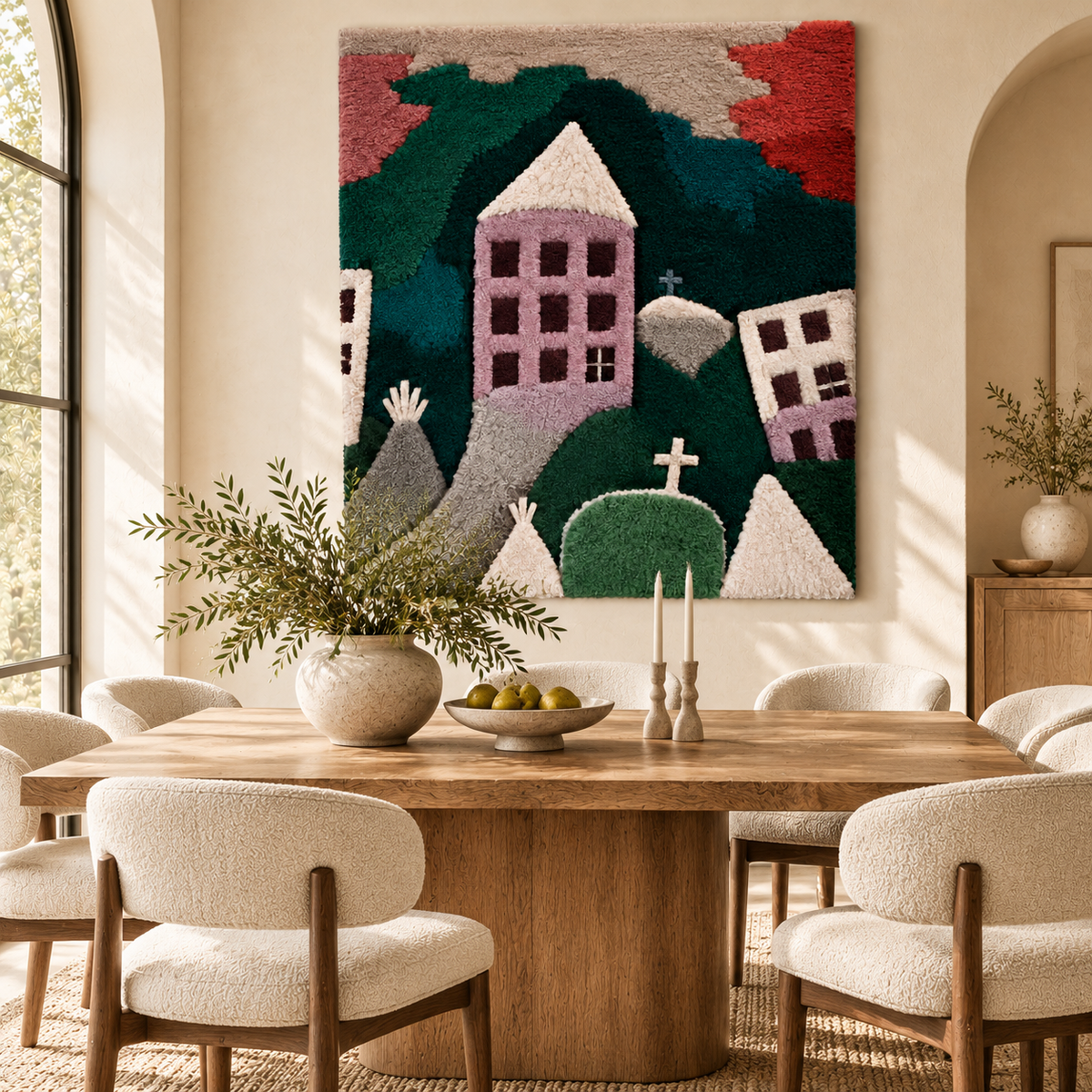 Destroyed Place by Paul Klee — room setting