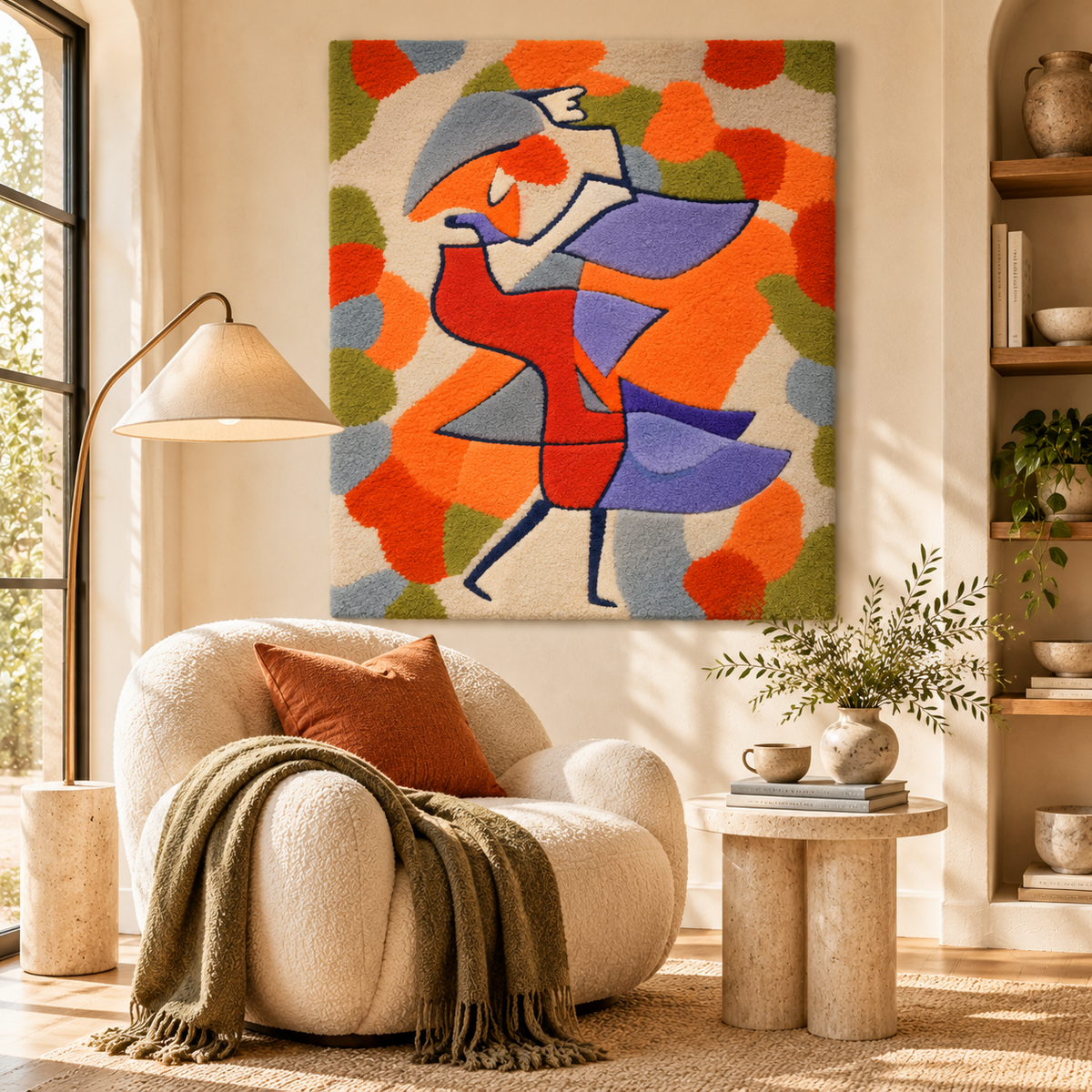 Diana in the Autumn Wind by Paul Klee — room setting