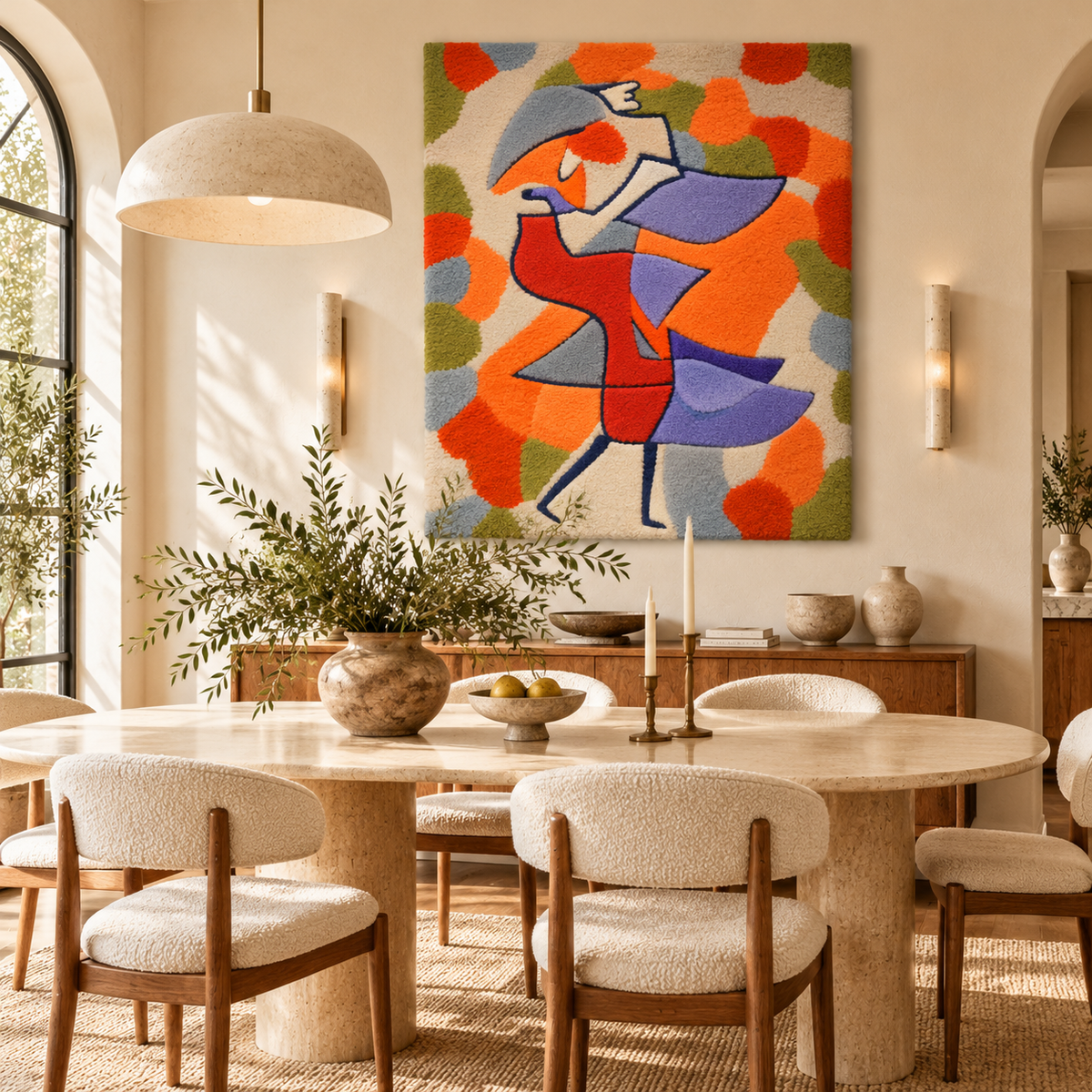 Diana in the Autumn Wind by Paul Klee — room setting
