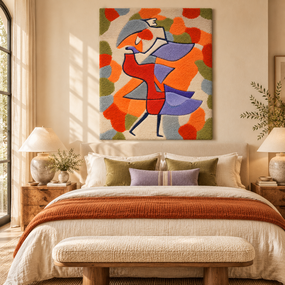 Diana in the Autumn Wind by Paul Klee — room setting