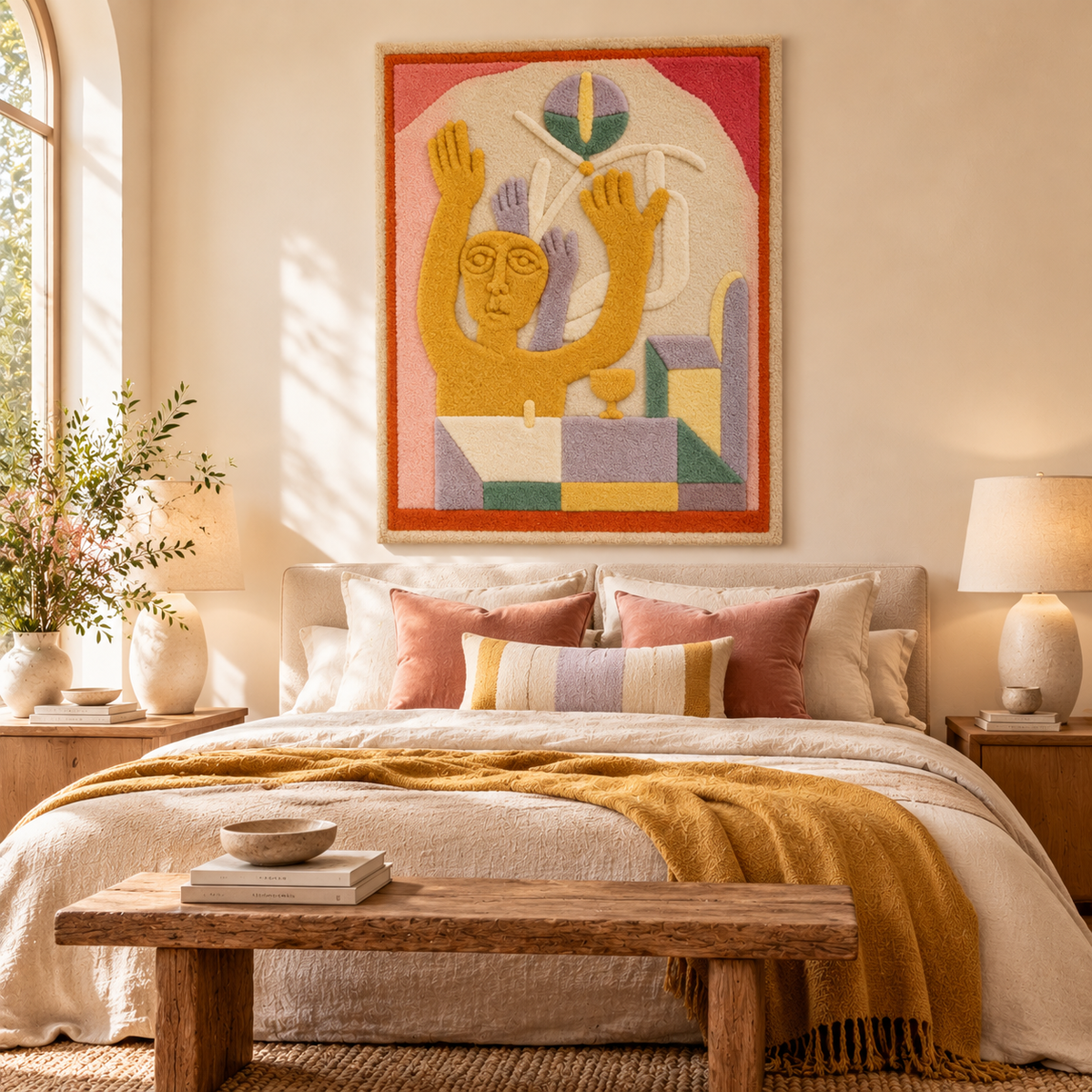 Enlightenment of Two Sectarians by Paul Klee — room setting