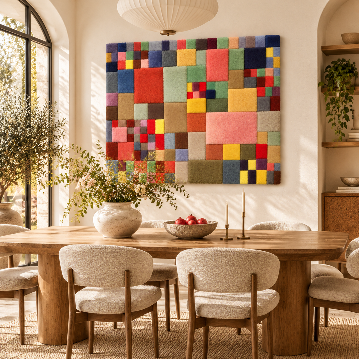 Flora on Sand by Paul Klee — room setting