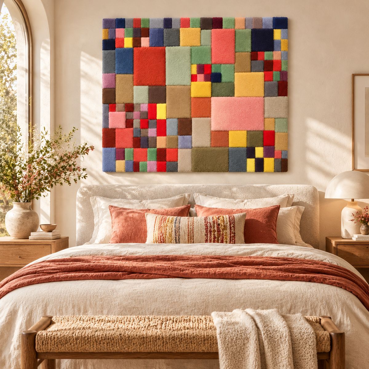 Flora on Sand by Paul Klee — room setting