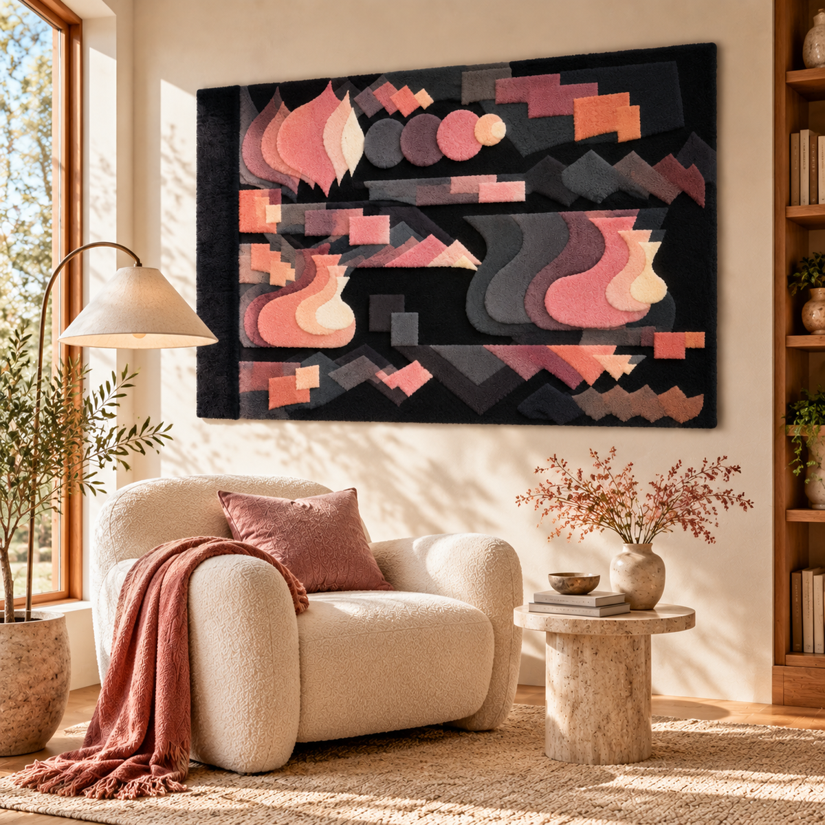 Fugue in Red by Paul Klee — room setting