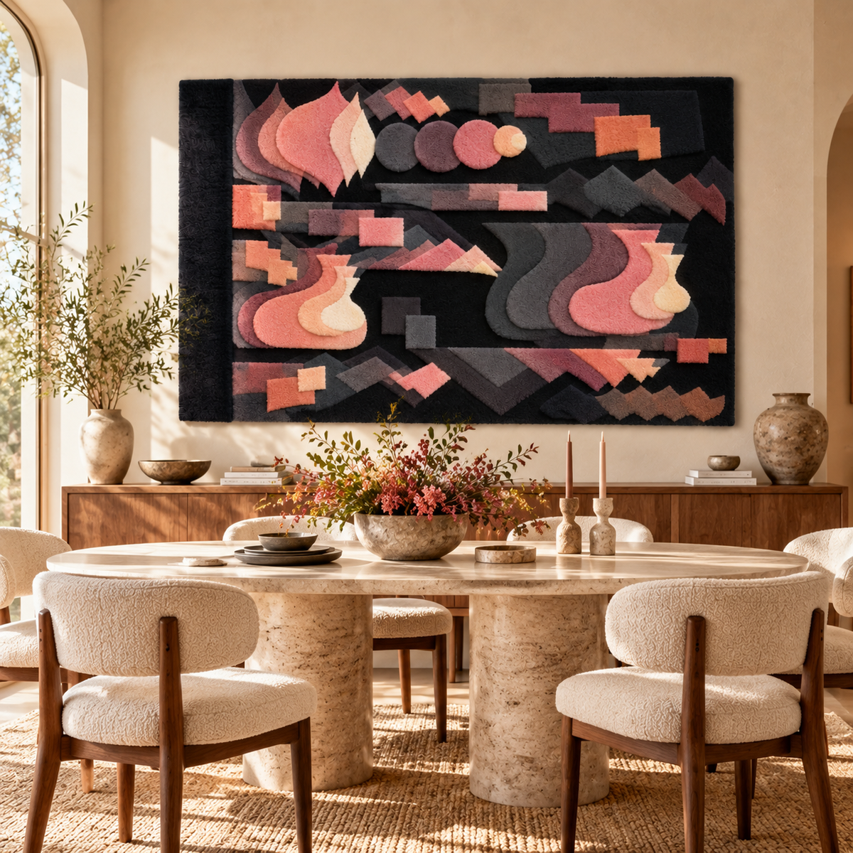 Fugue in Red by Paul Klee — room setting