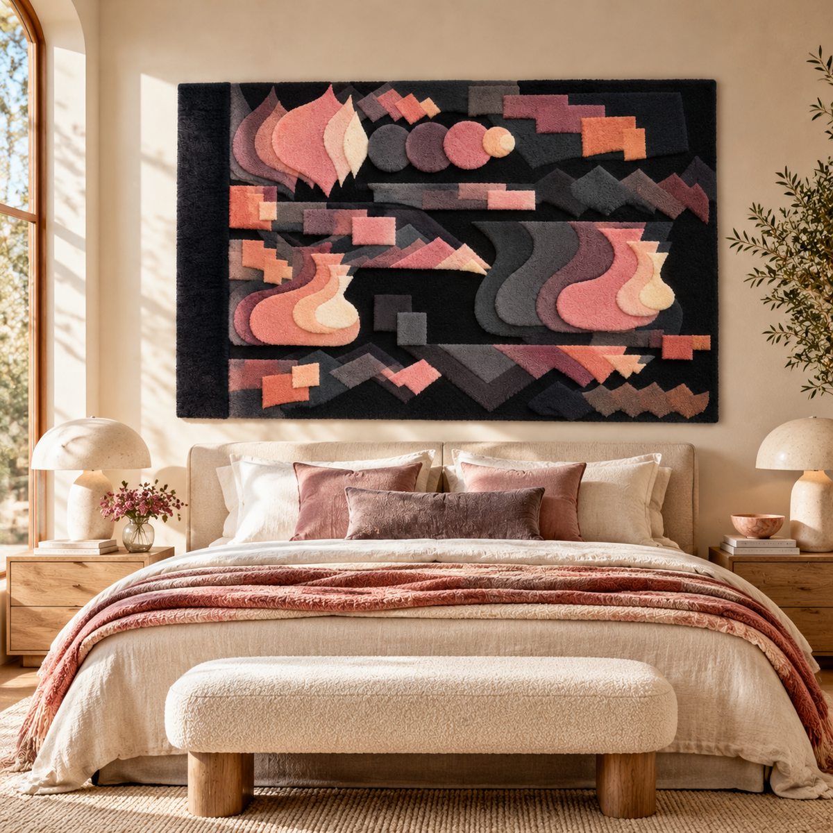 Fugue in Red by Paul Klee — room setting