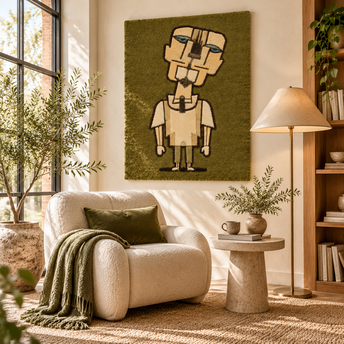 Ghost of a Genius by Paul Klee — room setting