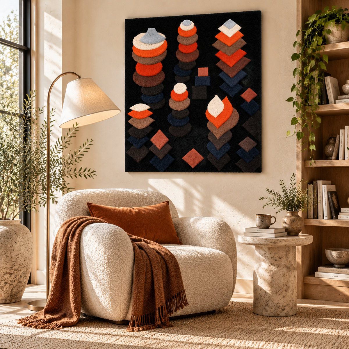Growth of the Night Plants by Paul Klee — room setting