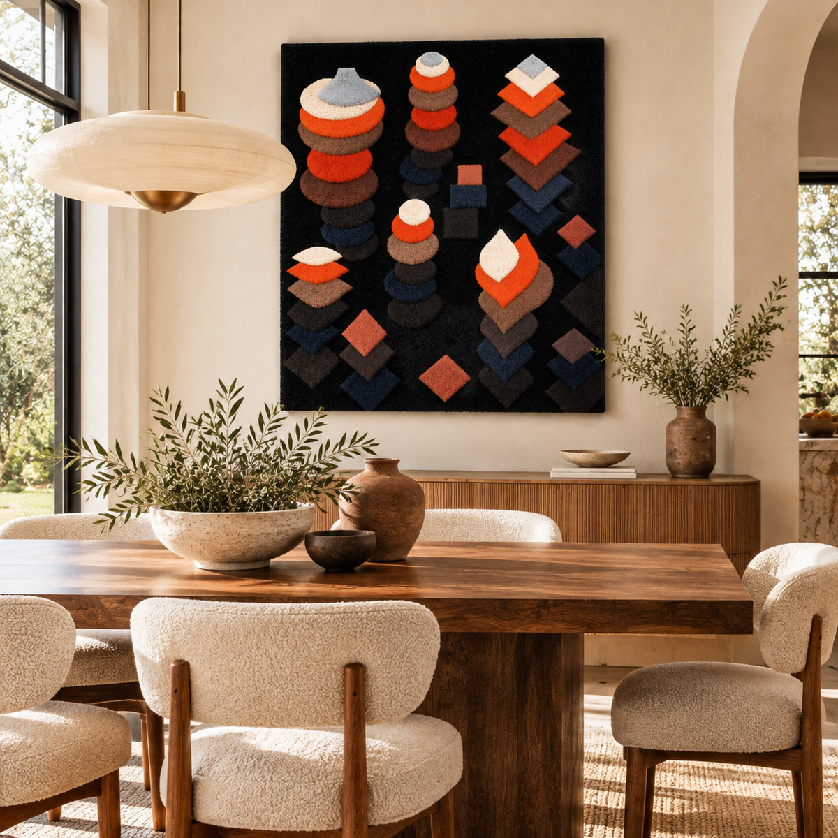 Growth of the Night Plants by Paul Klee — room setting